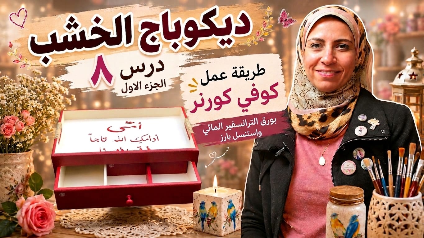 ركن القهوة الخشبي